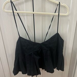 Free People Women’s Miki Pleated Crop Top (Top Only)